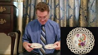 Rare Schumann Dresden Bread Plate Oldest Pieces So Far