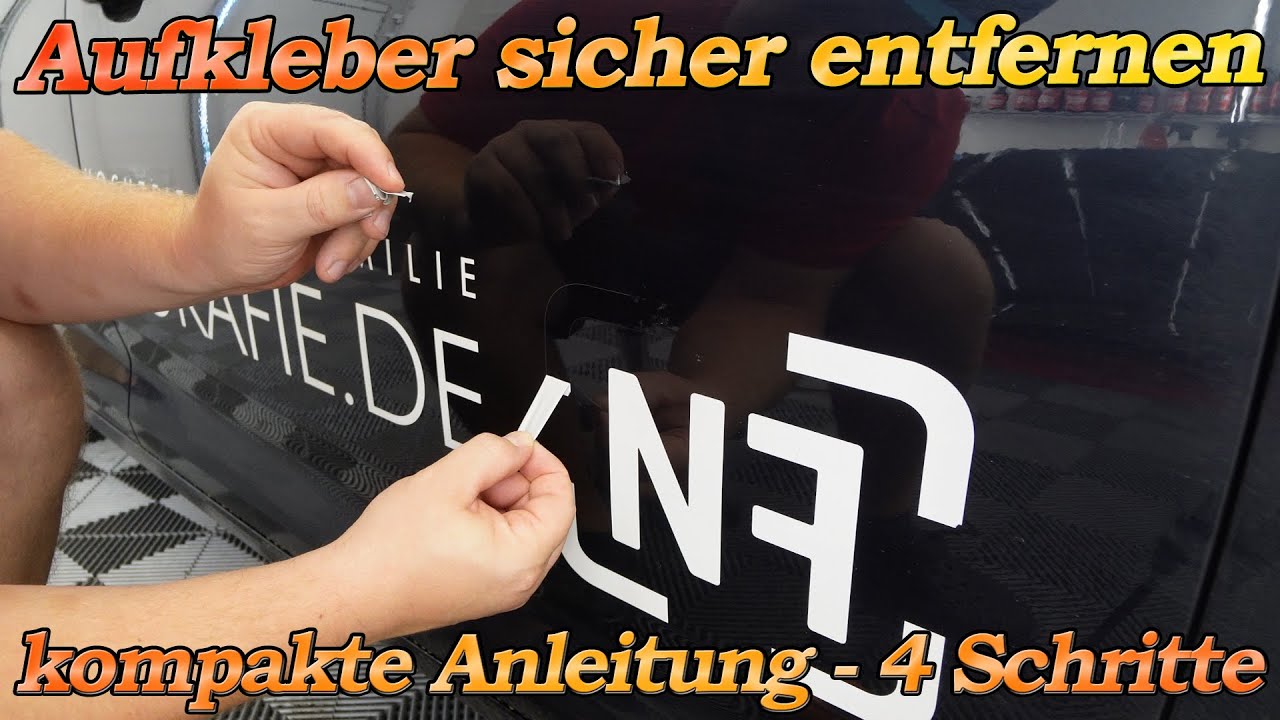 Werbung Auf Auto Entfernen