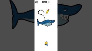 Draw Missing Part Brain Puzzle Game Level 36 #drawmissingpart