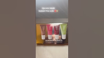 The cutest way to keep your lips glossy & hydrated. Summer Fridays Lip Butter Balm MINIS 💕