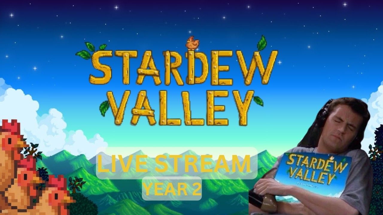 Grinding for 100% in Stardew Valley LIVE!