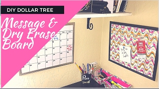 DIY Dollar Tree Push Pin Message Board/Dry Erase Board