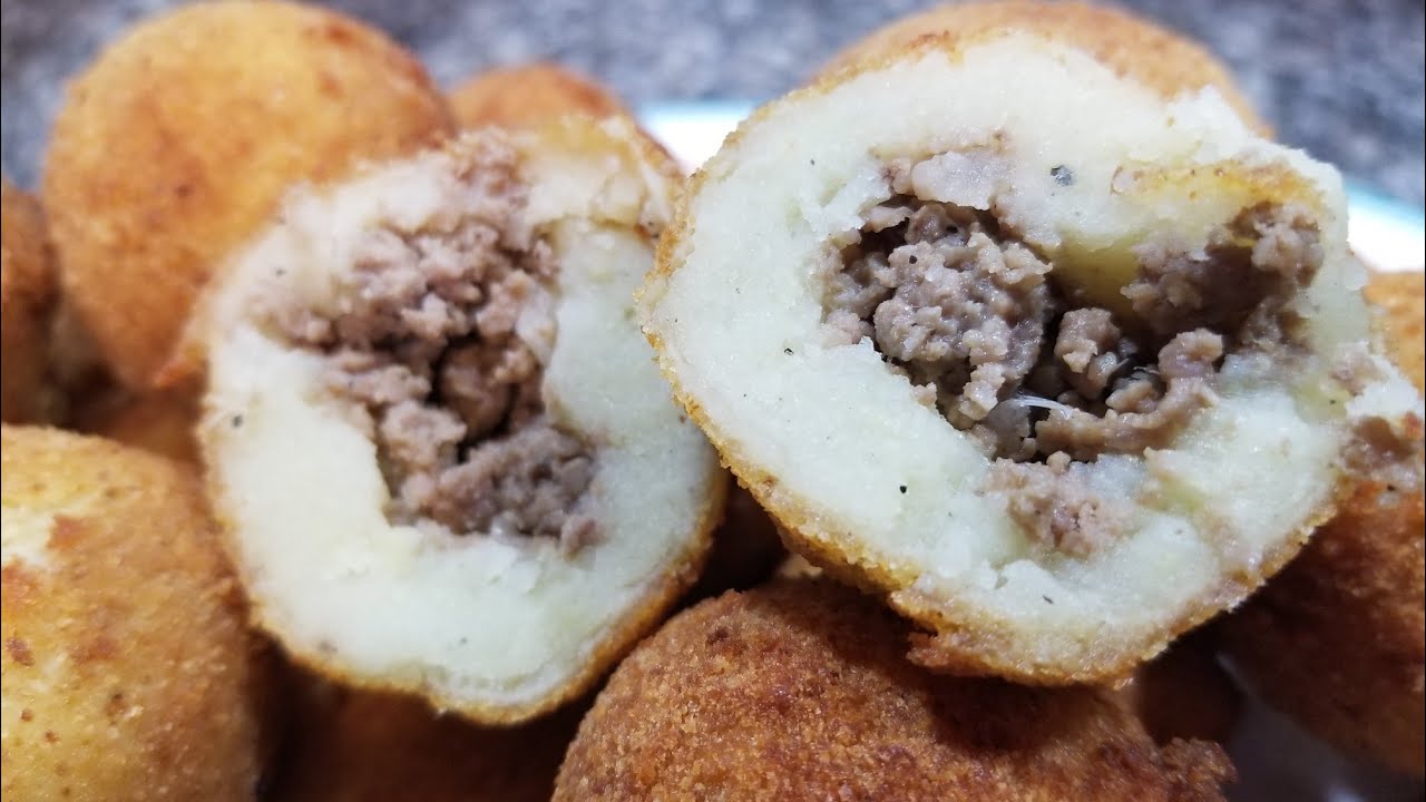 كفتة البطاطس مش ح تفك منك بعد كده Croquette