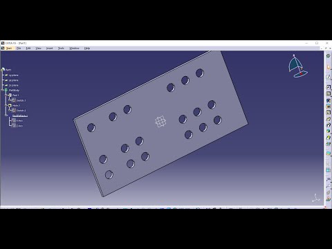CATIA V5   Rec  Pattern With Unequal Spacing
