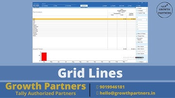 Grid Lines In Tally Prime