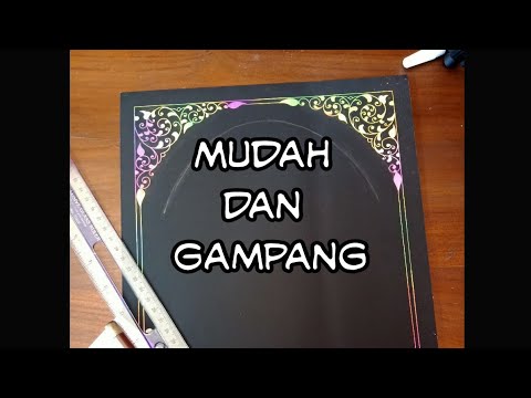 Simple dan  Mudah  Membuat Hiasan  di Kertas Pelangi YouTube