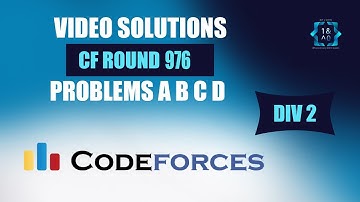 Codeforces Round 976 (Div 2) | A to D | DIV 2 | Video Solutions | Bit To Byte | Aaryan Saraswat
