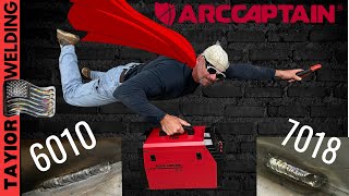 ARCCAPTAIN: STICK ROD 6010, 7018 WELDING & UNBOXING (FULL PINATRATION)
