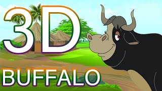 Animated Buffalo 3D Model | Dancing Buffalo | Blender Tutorial | #my3dstudio