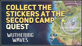 Collect the stickers at the second camp Wuthering Waves