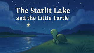 🌙🐢Calming Sleep Story for Kids & Adults | The starlit lake and the little turtle