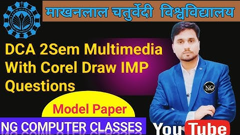 Dca 2Sem Multimedia With Corel Draw IMP Questions| Core Draw IMP Questions For Dca Second Semester