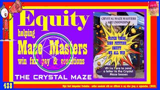 EquityUK 'The Crystal Maze' recognition for 'The Maze Masters'. Please help by signing the petition.