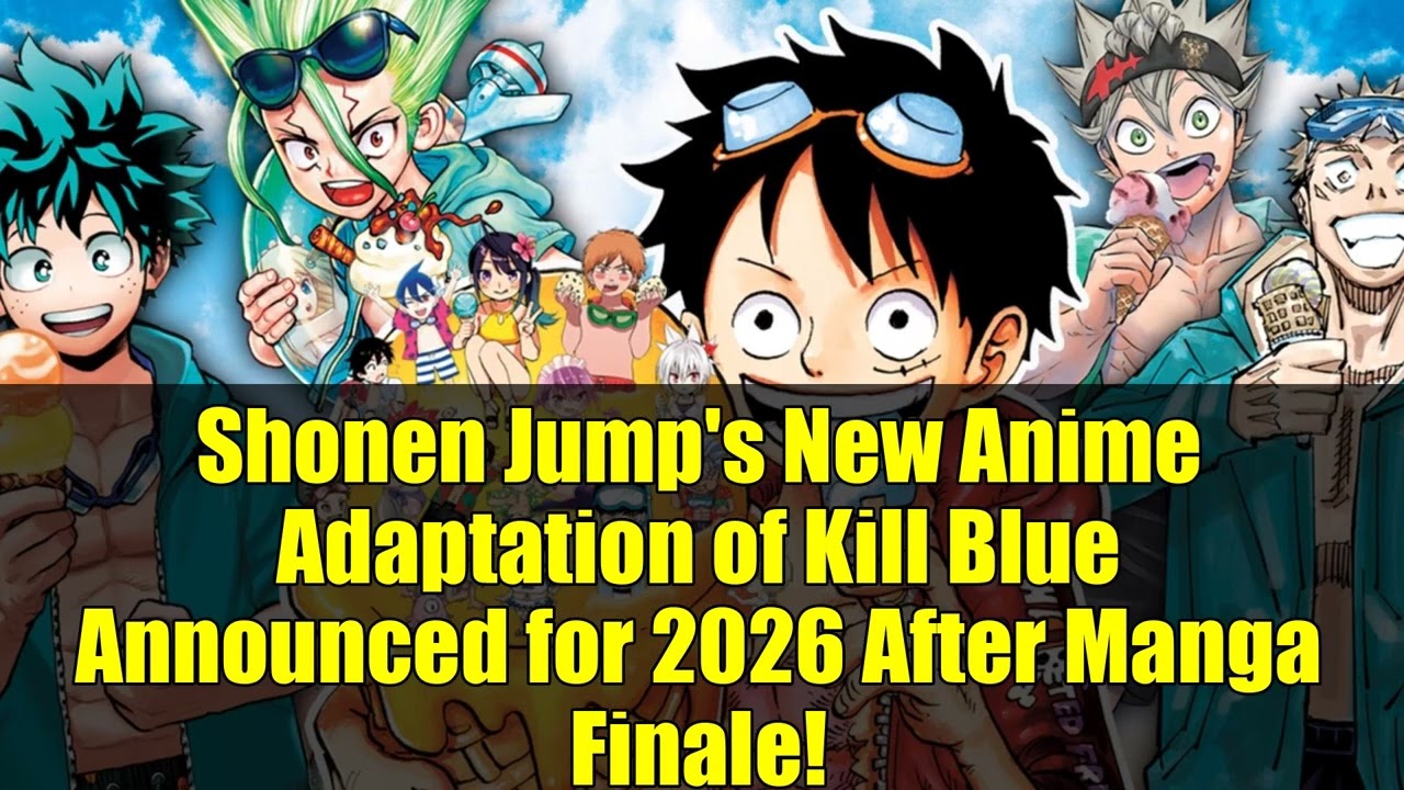 Shonen Jump's New Anime Adaptation of Kill Blue Announced for 2026 After Manga Finale!