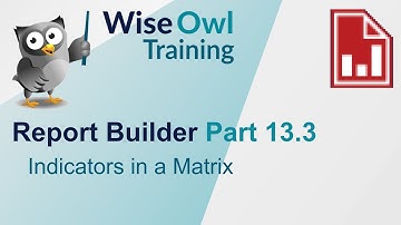 SSRS Report Builder Part 13.3 - Indicators in a Matrix