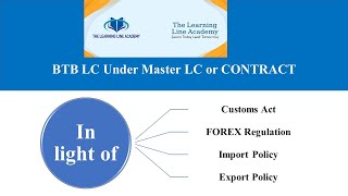 BTB LC under Export Sales Contract