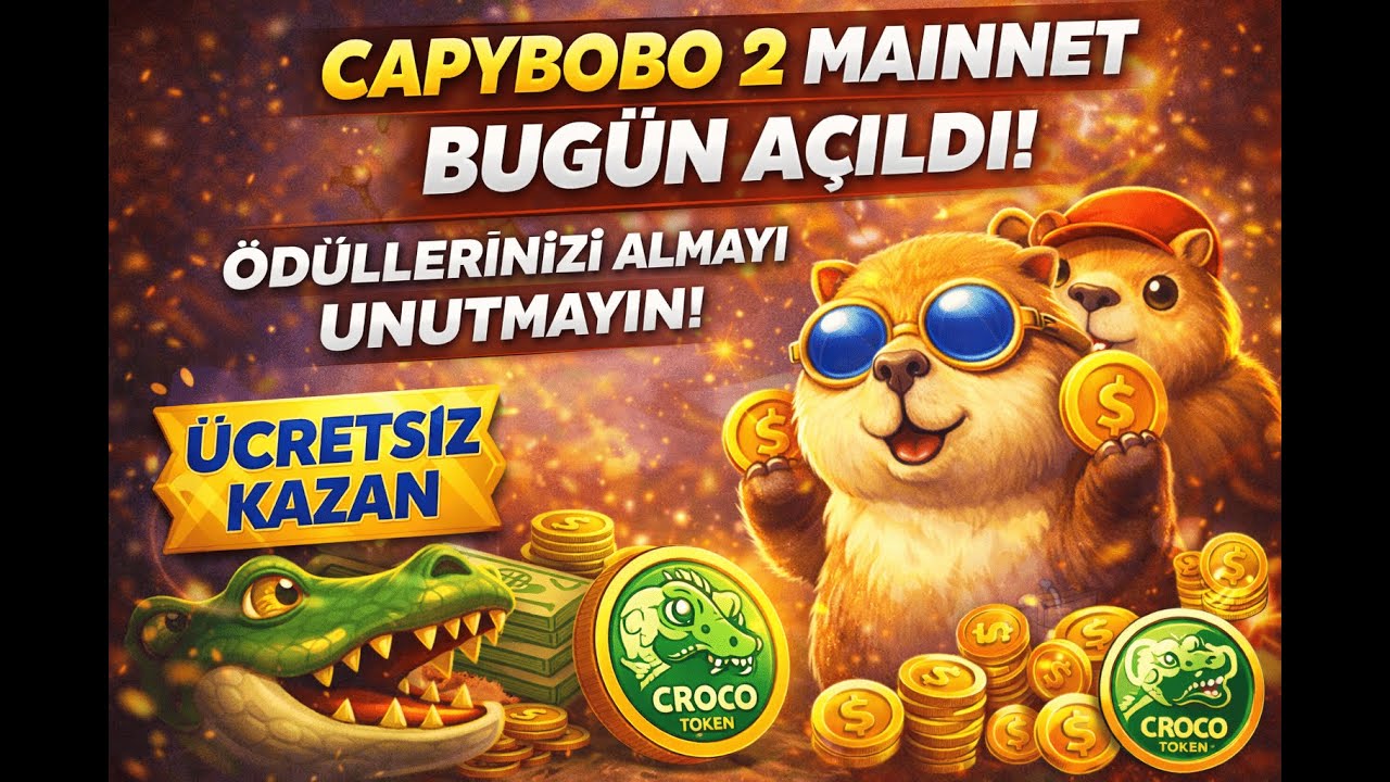 CAPYBOBO 2 MAINNET BUGÜN AÇILDI! ÖDÜLLERİNİZİ ALMAYI UNUTMAYIN!