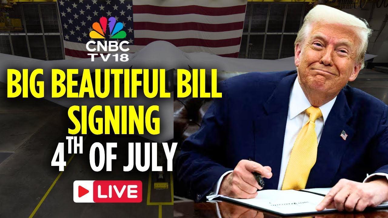 LIVE: President Trump Signs Landmark Policy Bill Into Law | Big ...