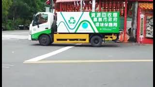 2021年6月28日嘉義市環保局KEF-1013資源回收車定點清運 垃圾車還沒來