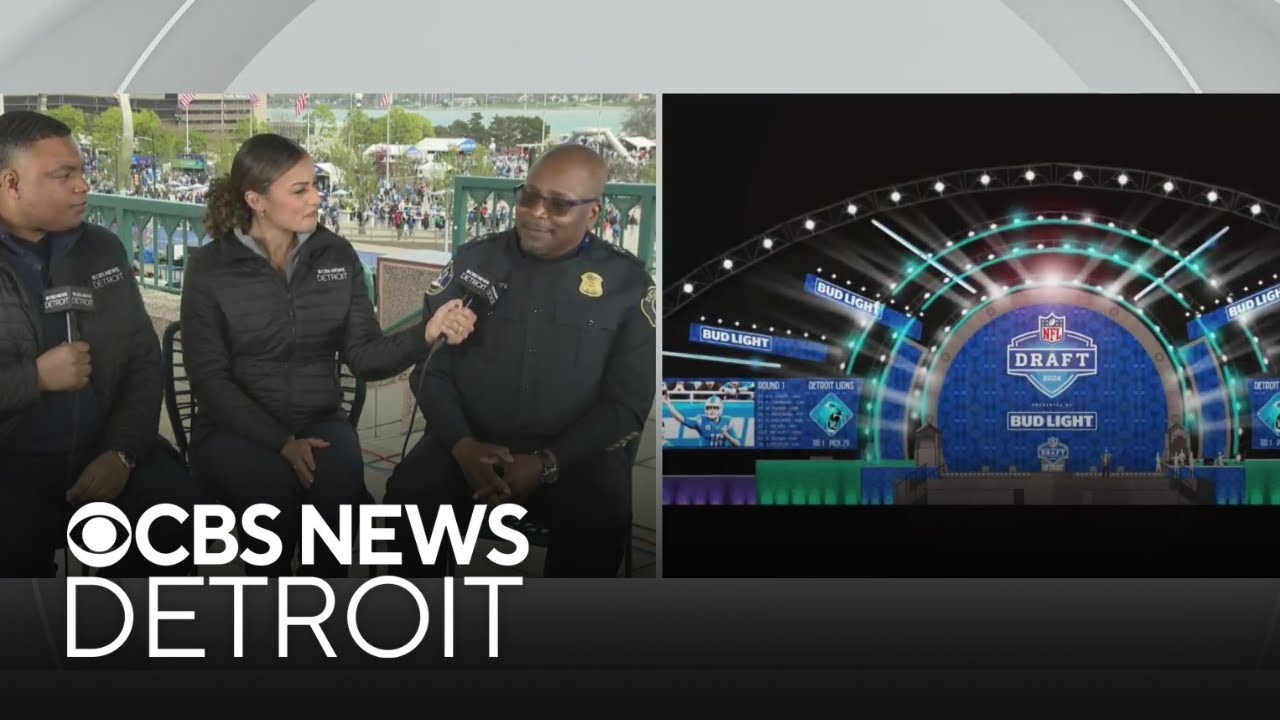 Detroit Police Chief James White discusses 2024 NFL Draft security