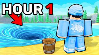 I can't leave until i DRAIN THE LAKE in Roblox...