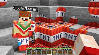 ¡Minecraft PERO el MUNDO es de TNT! 😨💥 MINECRAFT PERO con SILVIOGAMER y SOYDANY