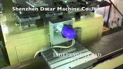 automatic 4 color servo motor drive pad printing machine