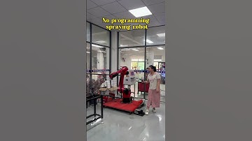 Non-programming spray painting robot.#Welding #Industrial #robot #stamping #spraying #machine