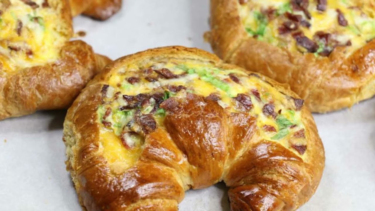 Bacon Egg And Cheese Croissant Boats | How to cook