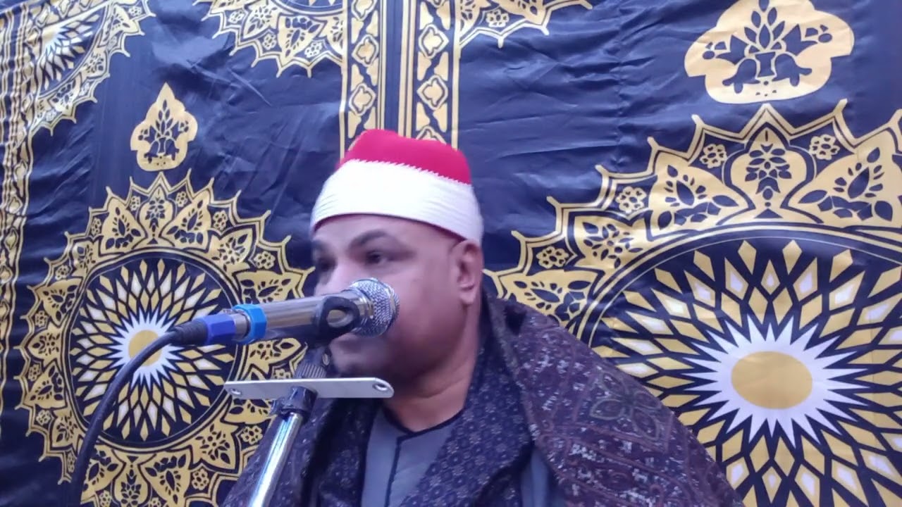 الشيخ احمد رشدي الديروطي في قريه بني عمر أن ديرمواس زواج الاستاذ عمرونبيل كامل