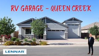 RV Garage home in Queen Creek |Lennar Wayfarer Plan |New Build Home