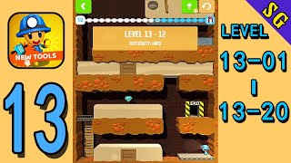 Mine Rescue! - Gameplay Walkthrough (Level 13-1 — 13-20) | Snack Game screenshot 3