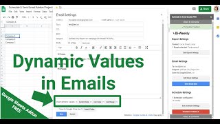 Schedule Send Emails In Spreadsheets Google Workspace Marketplace