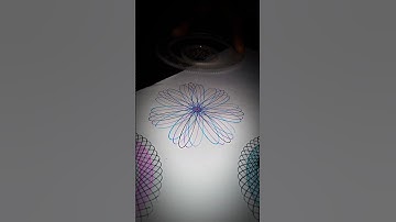 how to draw a spirograph design #like #subscribe#spirograpg #spiral art#spiral art design