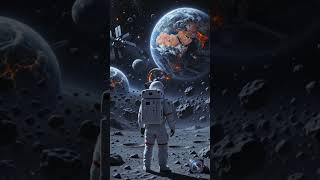 Astronaut's Epic Journey Through a Cosmic Wonderland 🌌 #shorts #shortsfeed