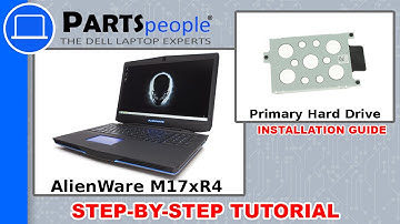 Dell AlienWare M17xR4 Primary Hard Drive & Caddy Replacement Video Tutorial