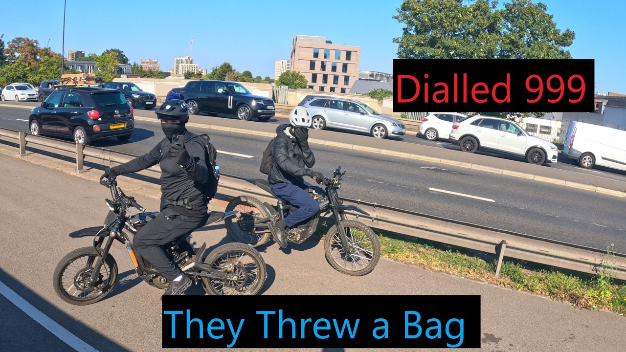 Suspected Mobile Phone Thieves Confront CyclingMikey