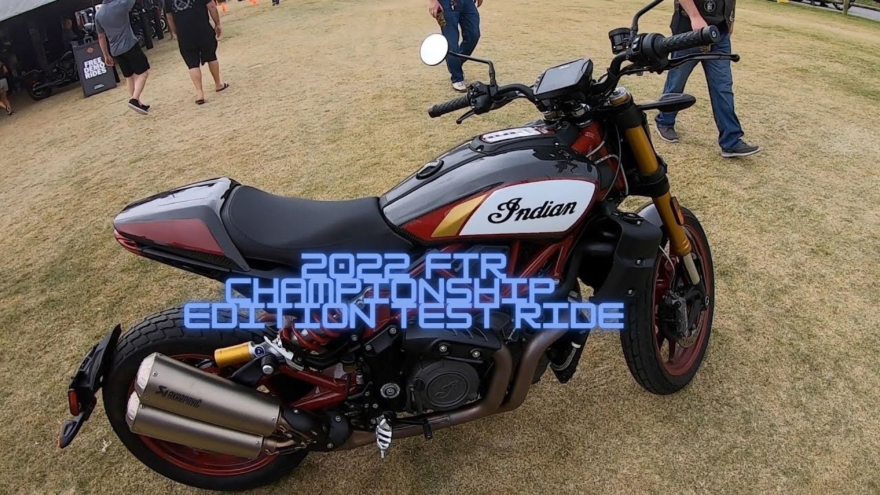 Indian FTR Championship Edition Test Ride