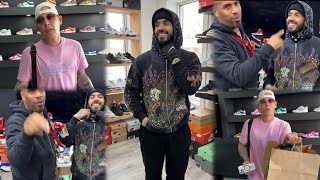 Bobo! Cosculluela y Anuel Se Toparon En Una Tienda de Tenis de Miami Anuel Tuvo Que Salir Por Atrás