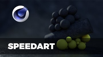 Cinema 4D Speed Art | Dynamics sphere - Octane Render
