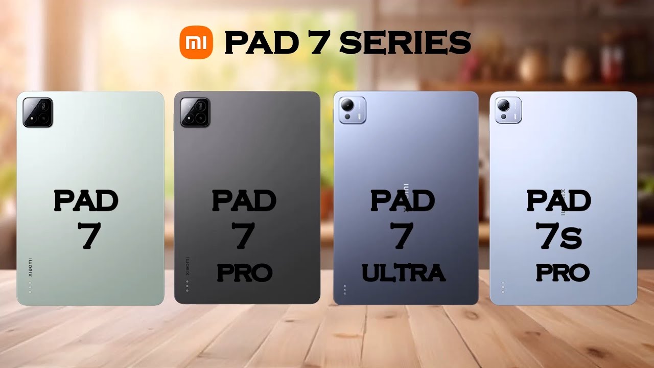 Xiaomi Pad 7 vs 7 Pro vs 7 Ultra vs 7S Pro 12.5 | Full Comparison