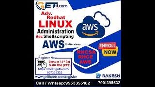 Advance Linux administration with aws And shell script RHCSA  RHCE online training