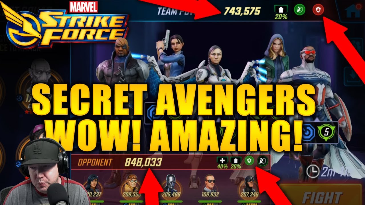 Secret Avengers Are Amazing in War Big Punch Ups Alliance War