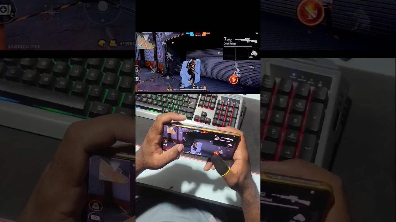 free fire first time poco f3 handcam with AC80  