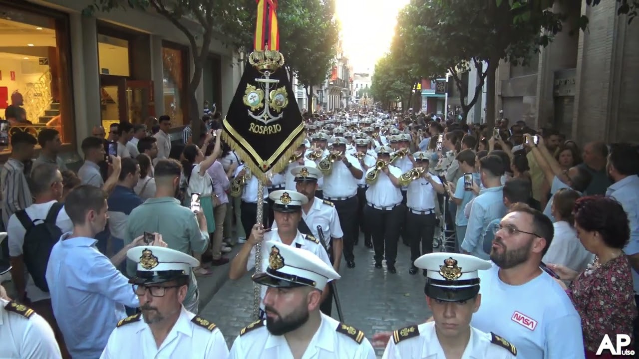 ROSARIO DE CÁDIZ abriendo el cortejo del Rosario de las Aguas 2022.