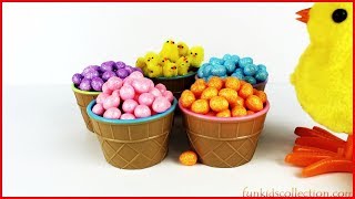 Learning Colors & Learning Numbers Mini Glittery Eggs Slime Disney Mystery Minies Disney Egg Surpris screenshot 3