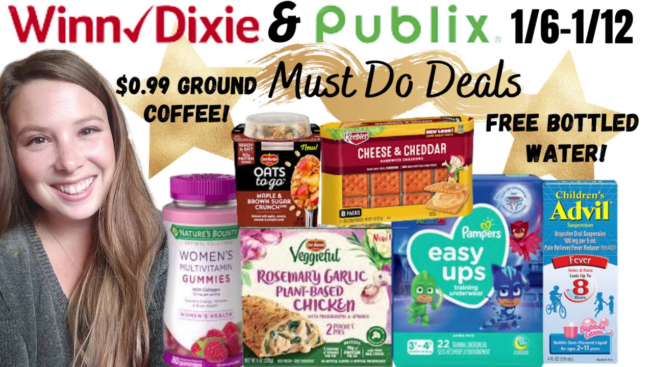 Winn Dixie and Publix MUST DO DEALS 1/61/12 Free Bottled Water, 0.