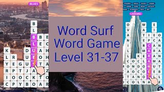 Word Surf - Word Game Level 31-37 screenshot 3