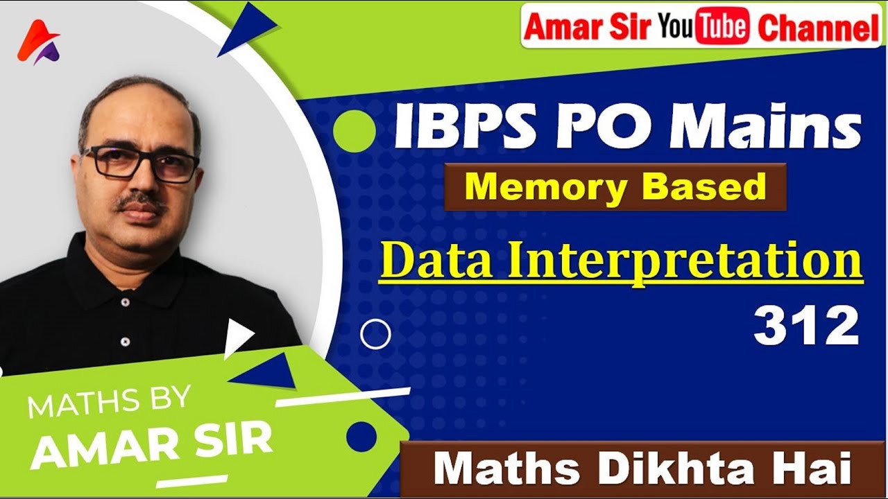 IBPS PO Mains 2022 | Data Interpretation 312 | Memory Based (2020) | By ...