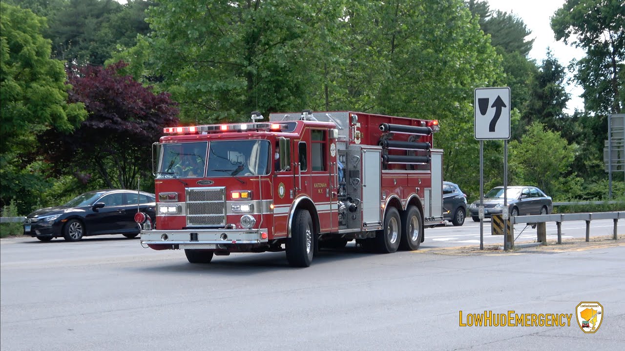 Katonah FD Car 2213, Engine 116, Car 2212, Ladder 39, & Tanker 6 Responding